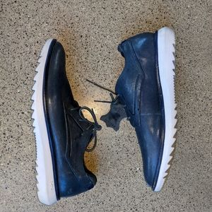Mark Nason Mako Navy Comfort Oxfords 